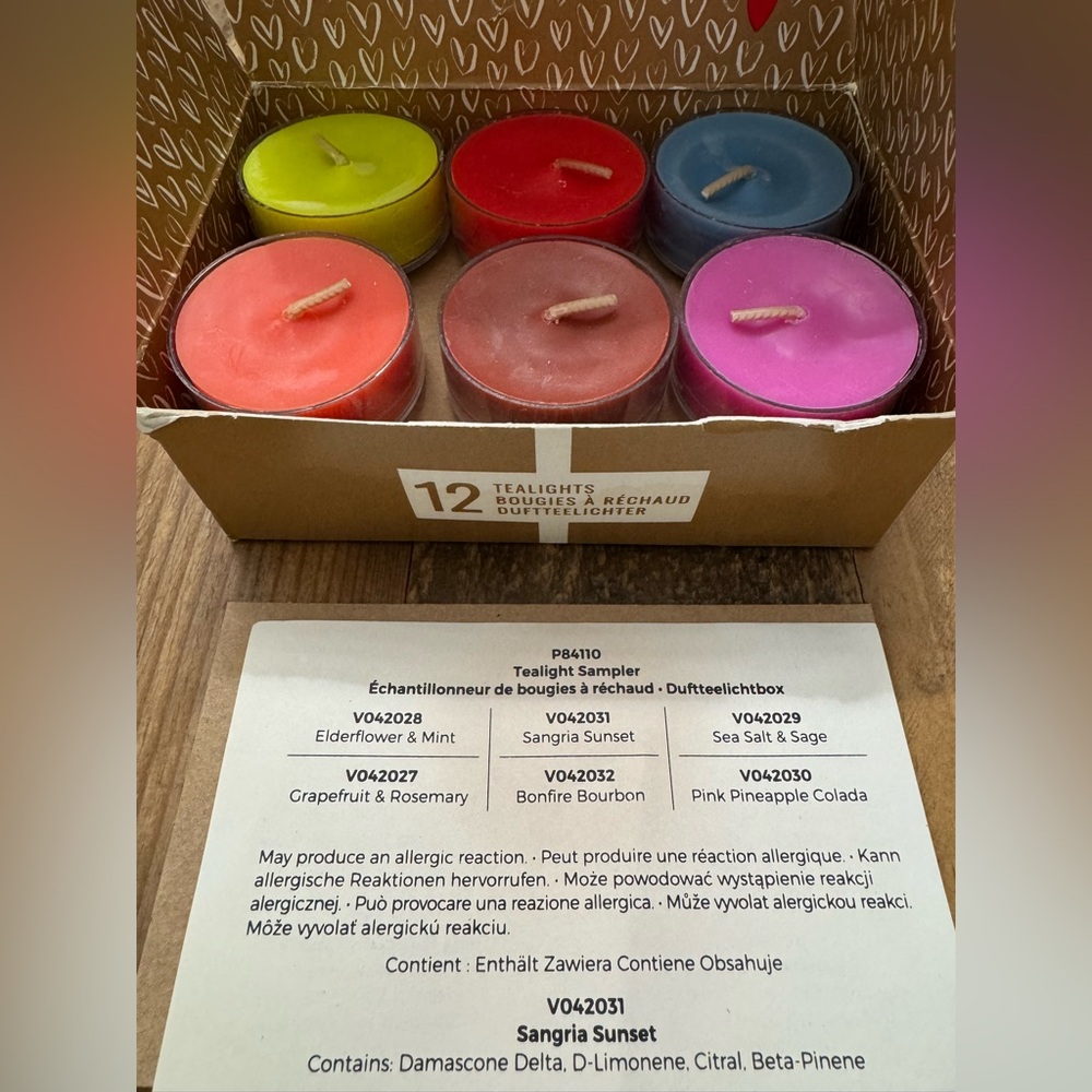 12 PartyLite Tealight Candles